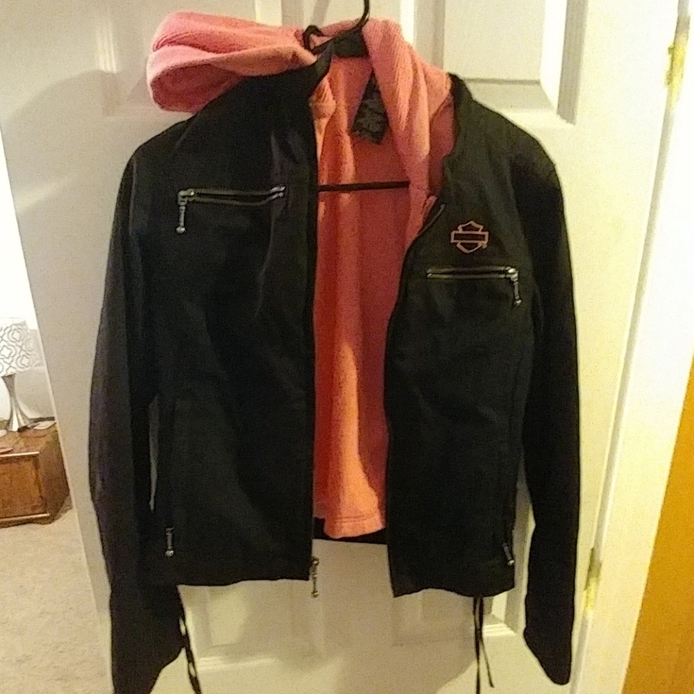 Harley Davidson ladies jacket XS 2 jackets in one.